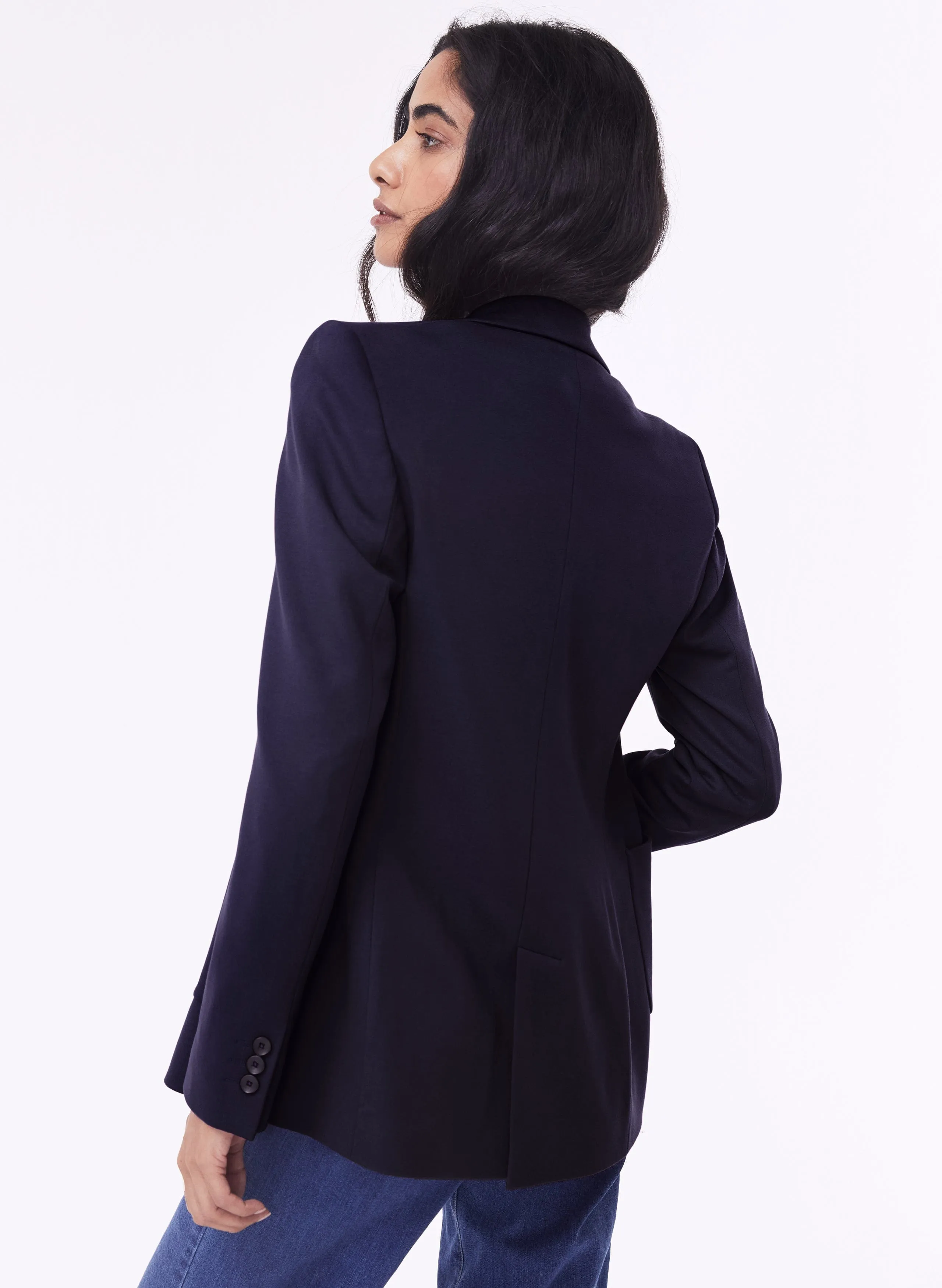 Alanis LENZING? ECOVERO? Jacket | Classic Navy