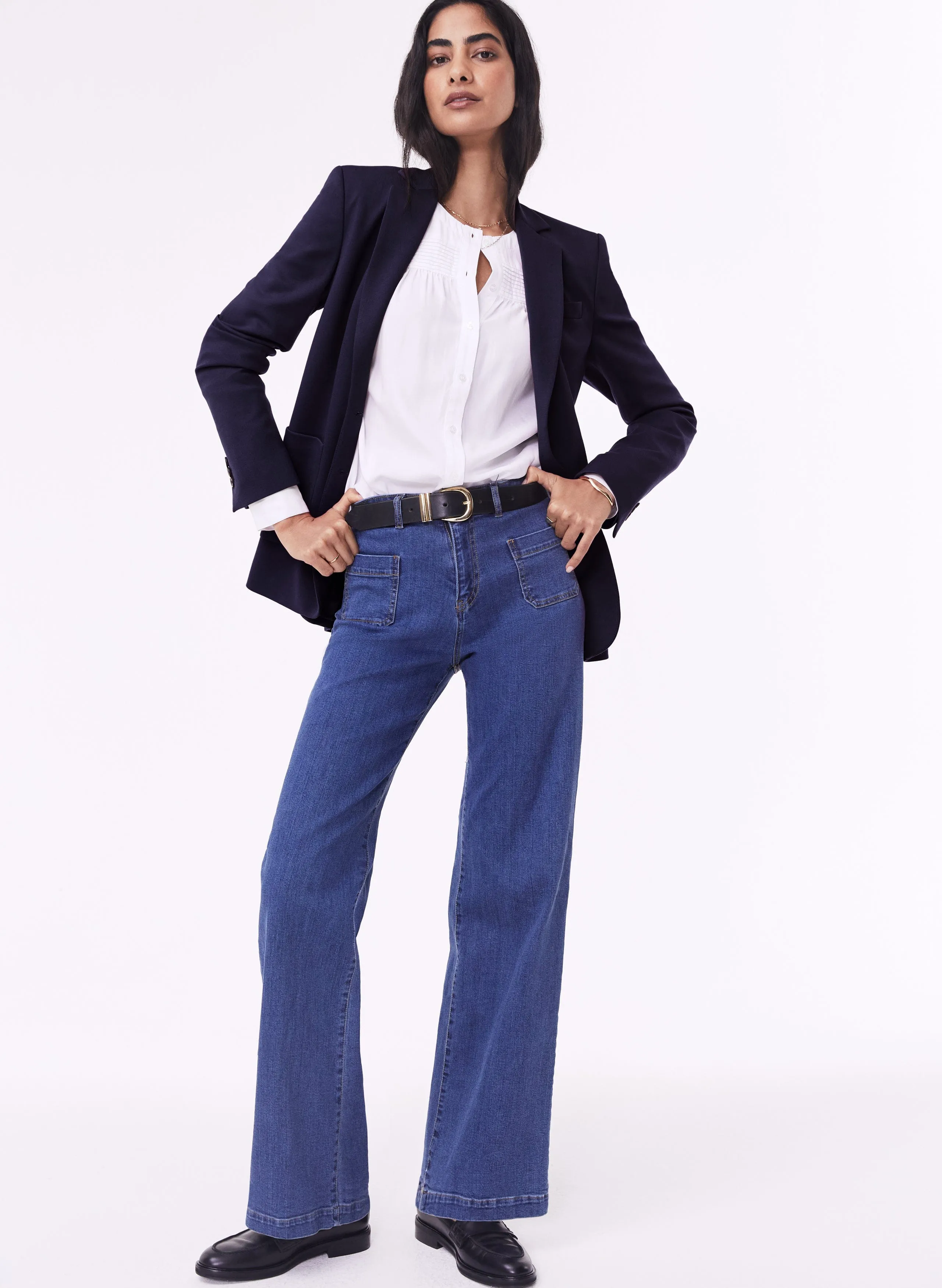Alanis LENZING? ECOVERO? Jacket | Classic Navy