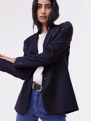 Alanis LENZING? ECOVERO? Jacket | Classic Navy