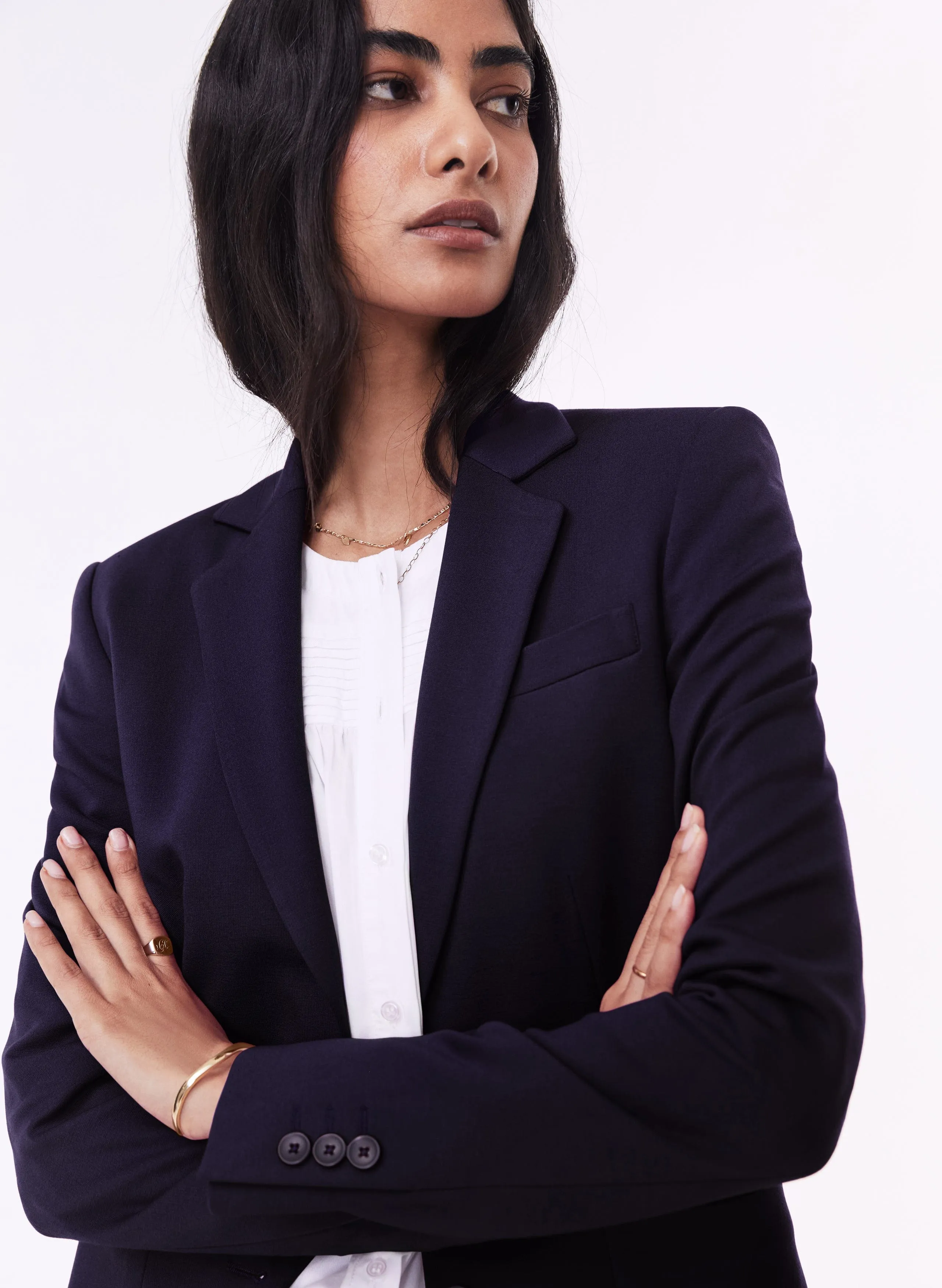Alanis LENZING? ECOVERO? Jacket | Classic Navy