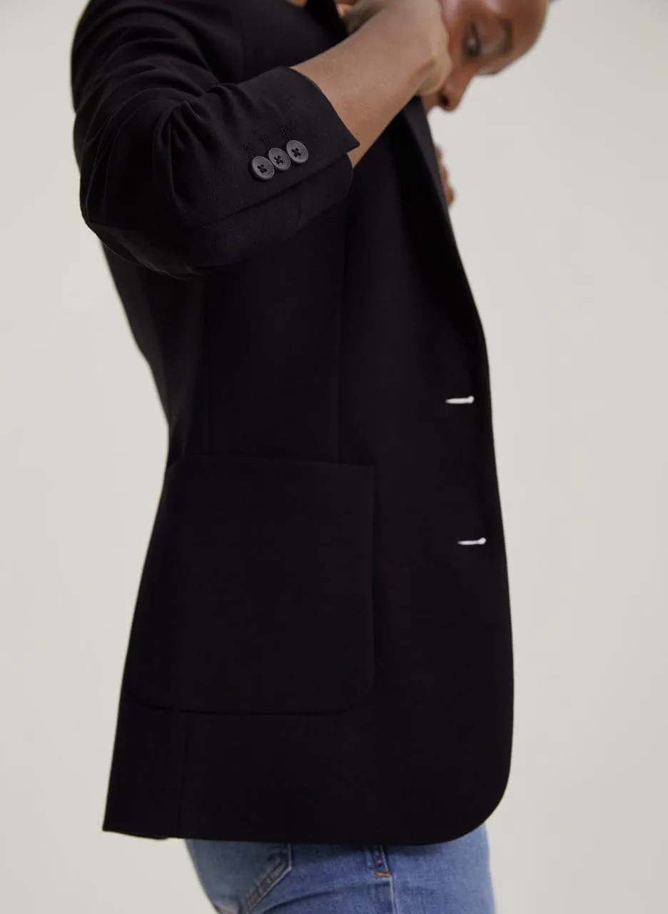 Alanis LENZING? ECOVERO? Tailored Blazer | Caviar Black