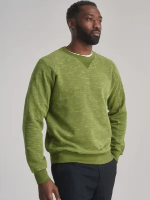 Anton Men's Organic Cotton Sweatshirt | Green Melange