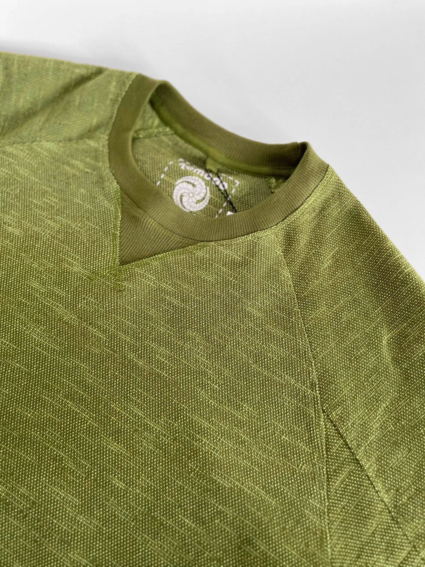 Anton Men's Organic Cotton Sweatshirt | Green Melange