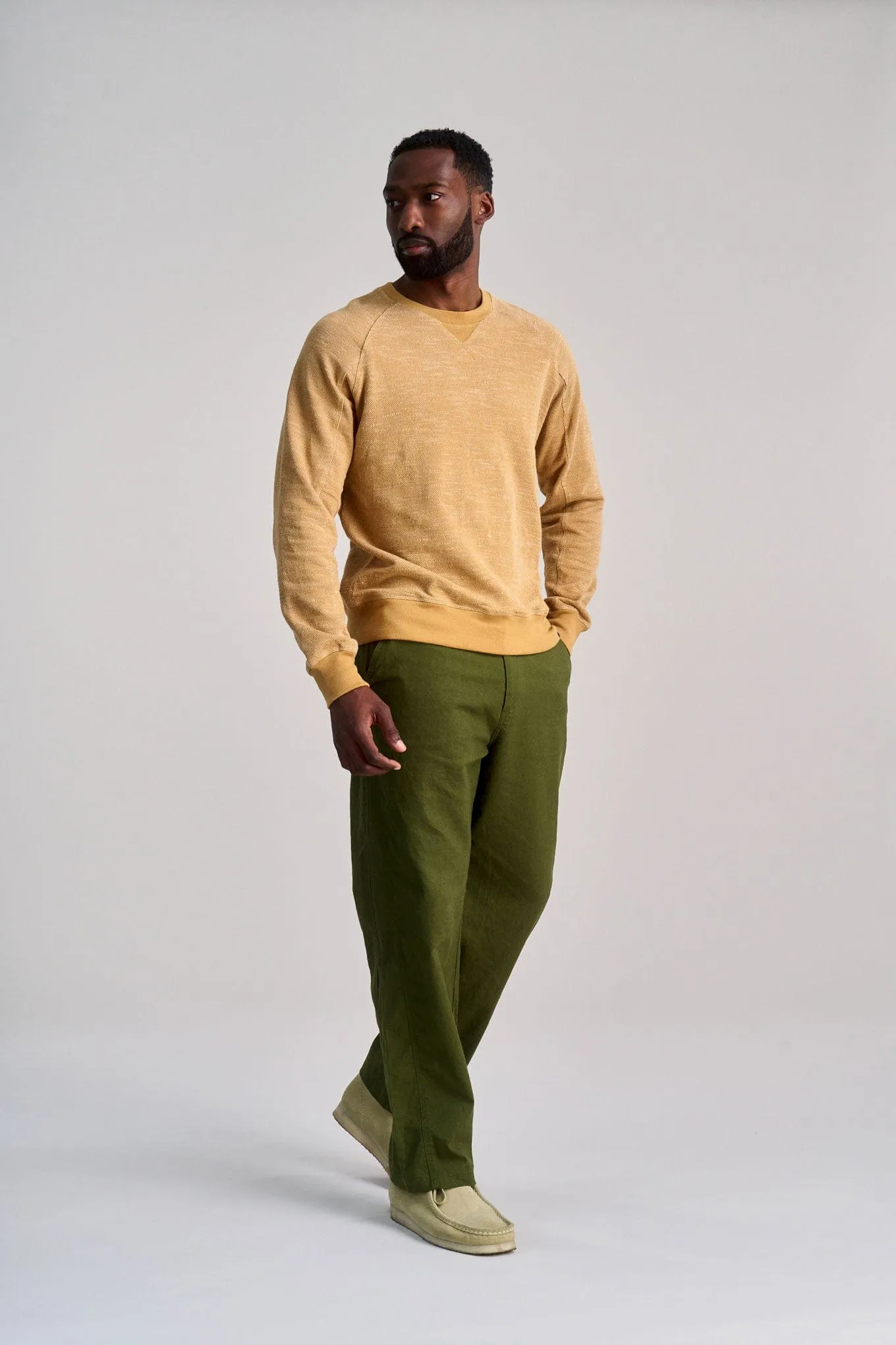 Anton Men's Organic Cotton Sweatshirt | Sand