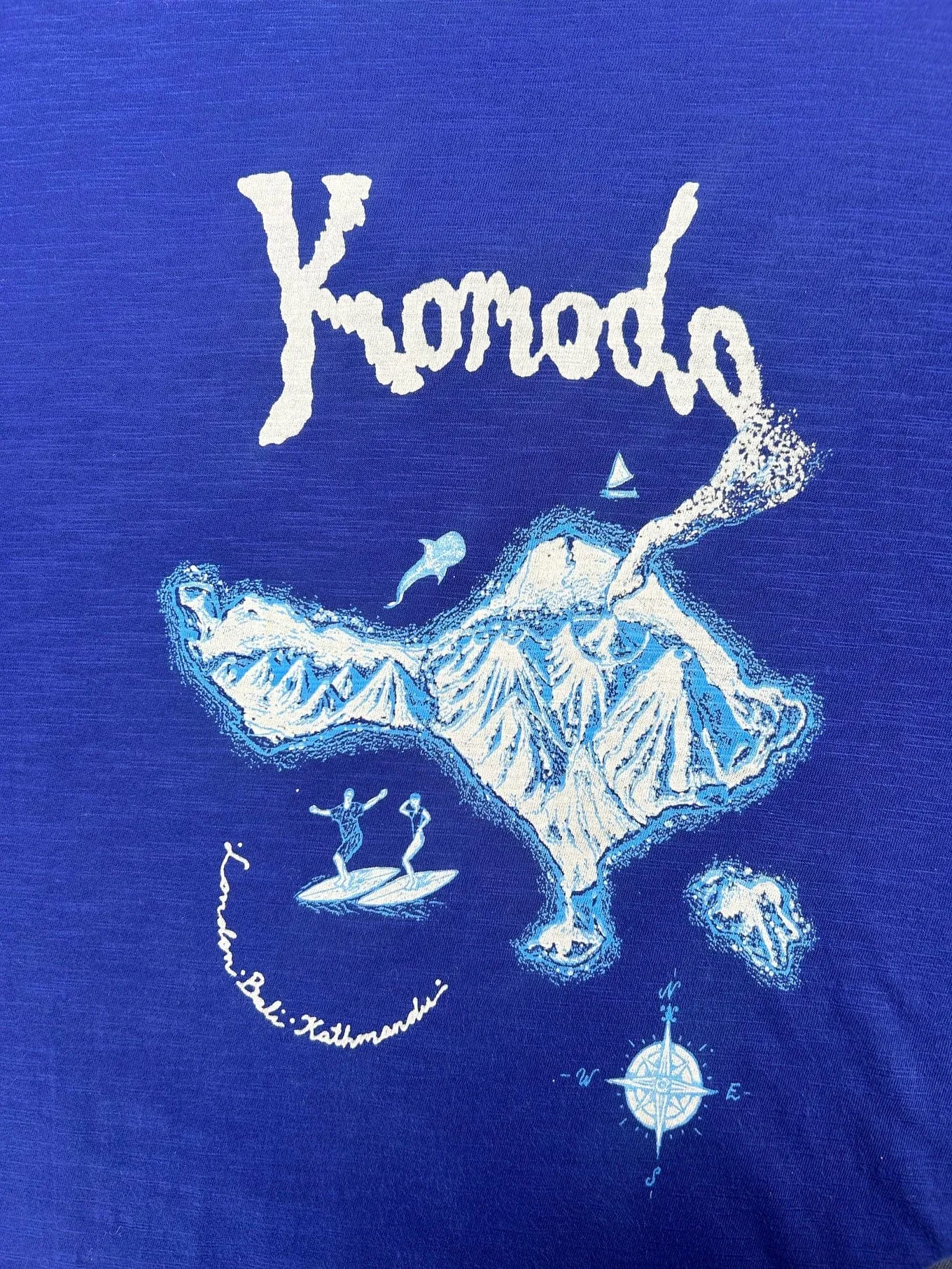 Bali Island Men's Organic Cotton T-Shirt | Navy