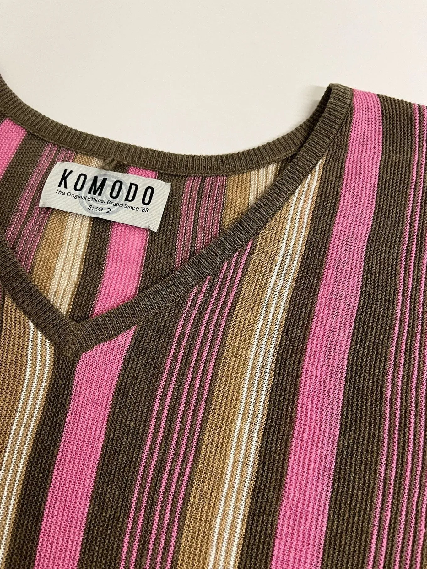 Clover Women's Linen Jumper | Stripe