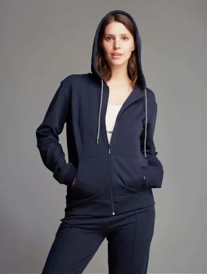 Luxury Cotton TENCEL? Lyocell Hoodie | Navy