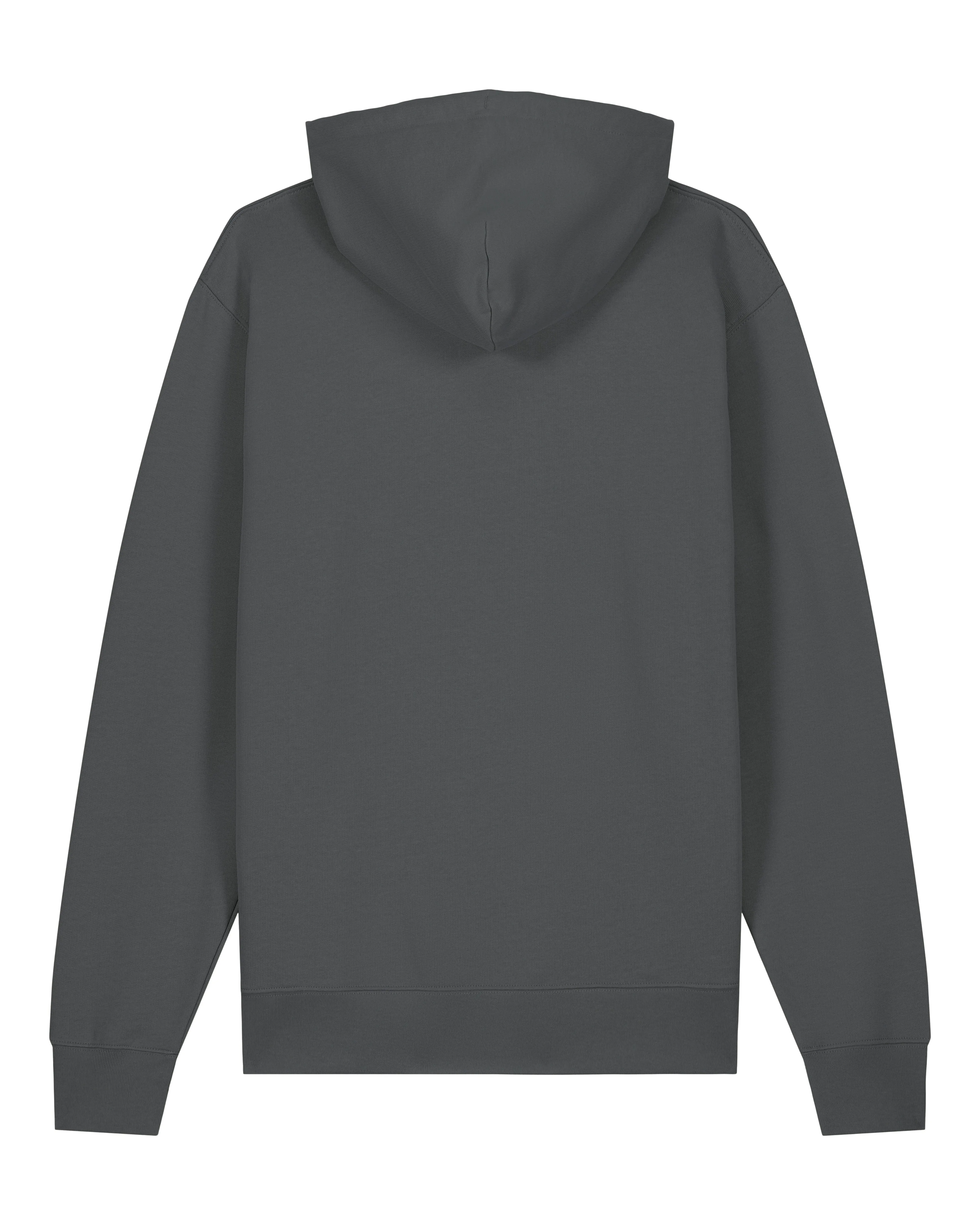 Men's Organic Cotton Relaxed Fit Hoodie | Anthracite
