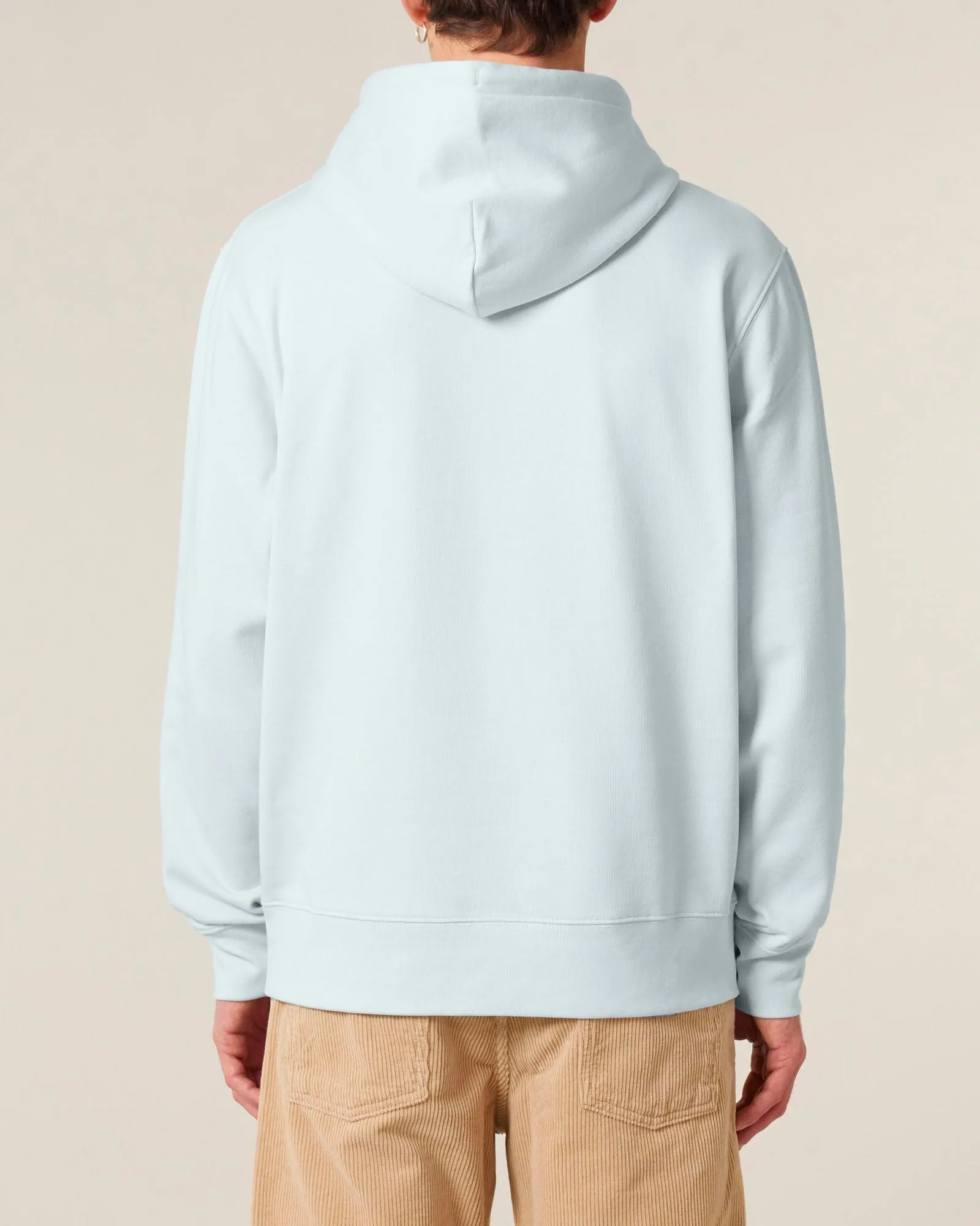 Men's Organic Cotton Relaxed Fit Hoodie | Blue Ice