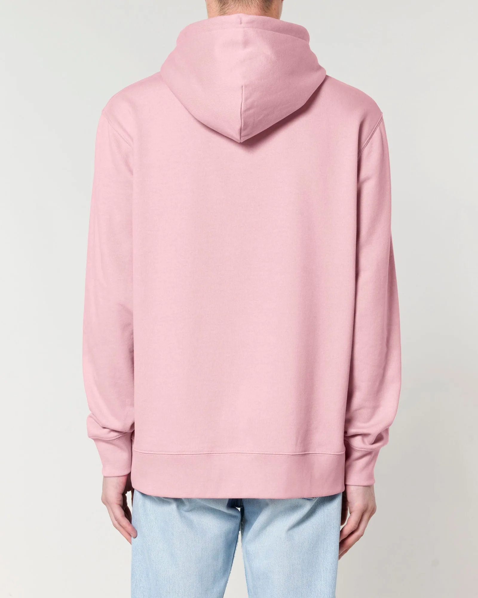 Men's Organic Cotton Relaxed Fit Hoodie | Cherry Blossom Pink