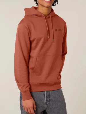 Men's Organic Cotton Relaxed Fit Hoodie | Clay Brown