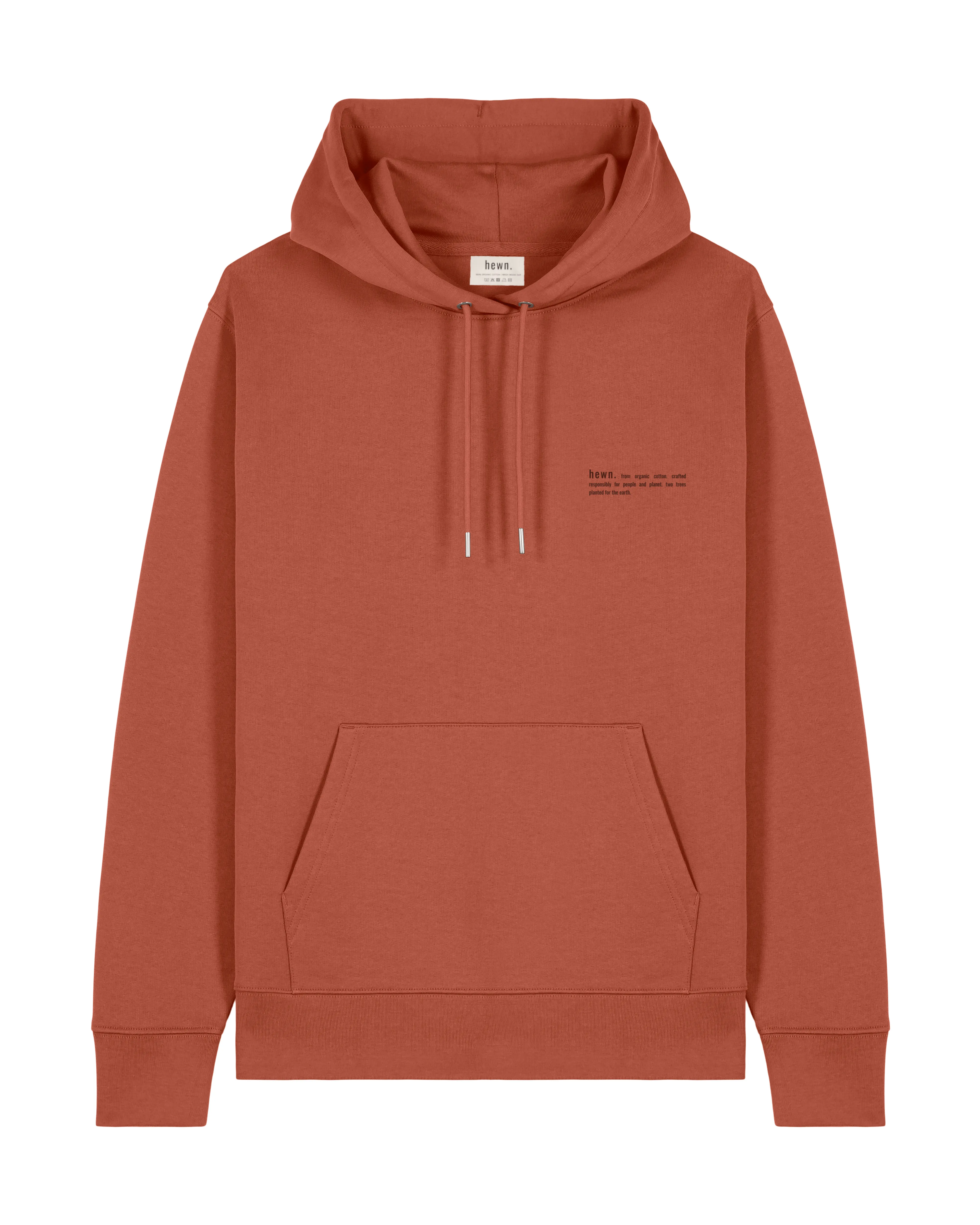 Men's Organic Cotton Relaxed Fit Hoodie | Clay Brown