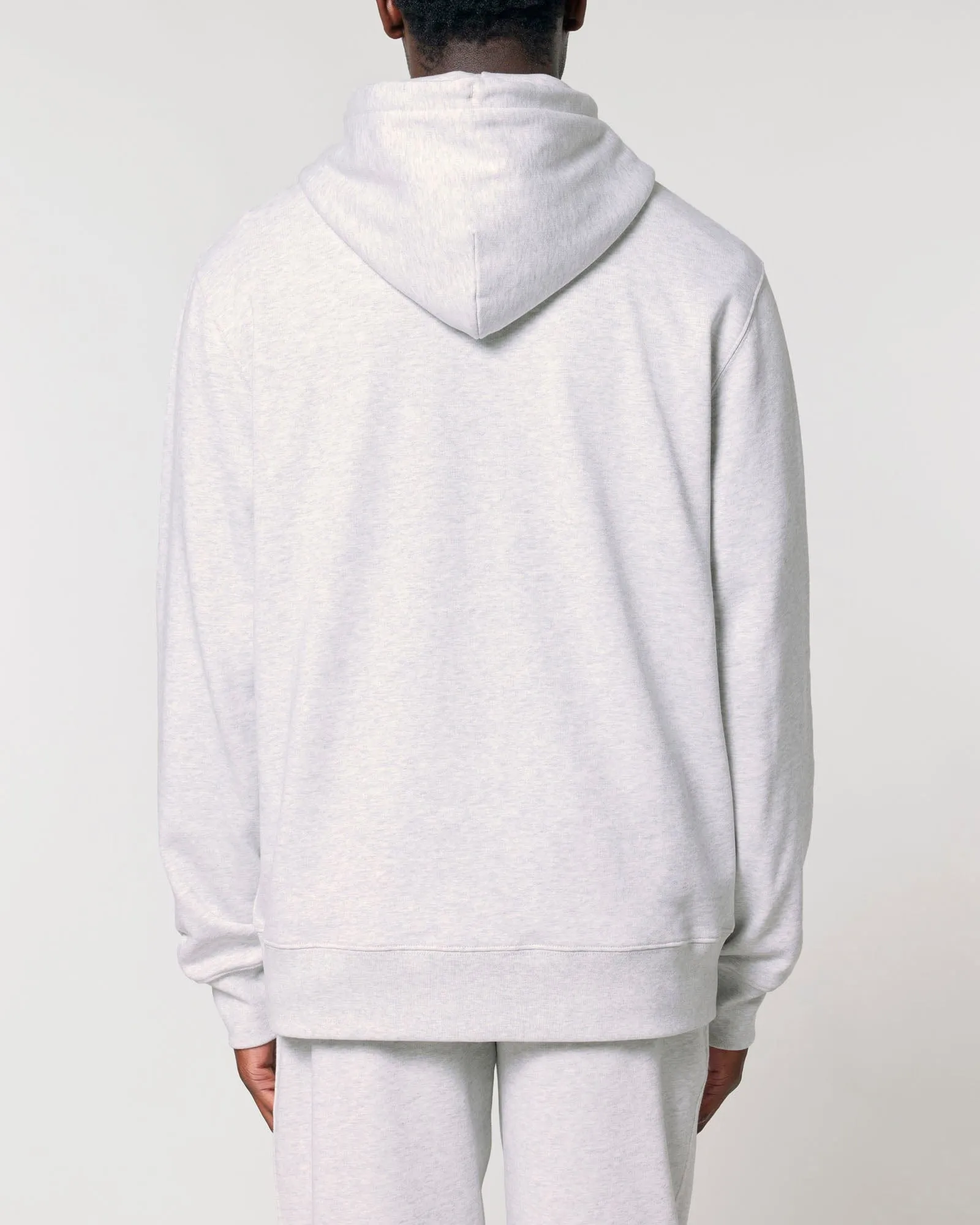 Men's Organic Cotton Relaxed Fit Hoodie | Cloud Grey Marl