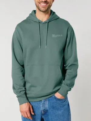 Men's Organic Cotton Relaxed Fit Hoodie | Eucalyptus Green