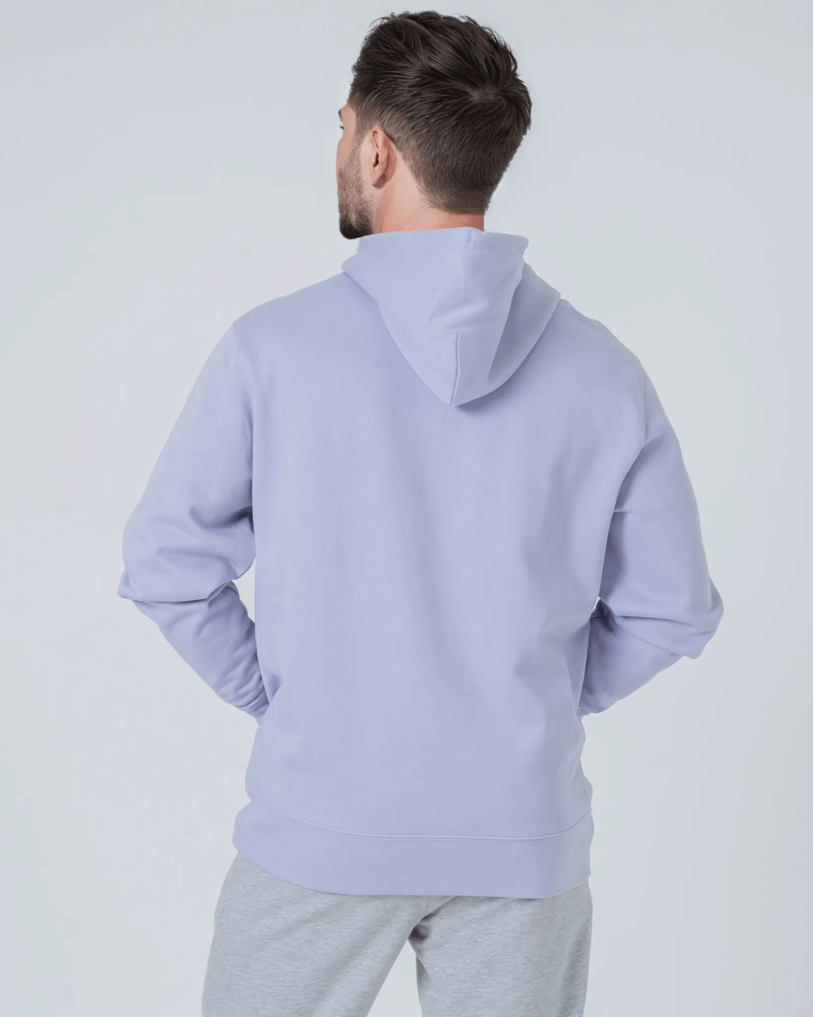 Men's Organic Cotton Relaxed Fit Hoodie | Lavender