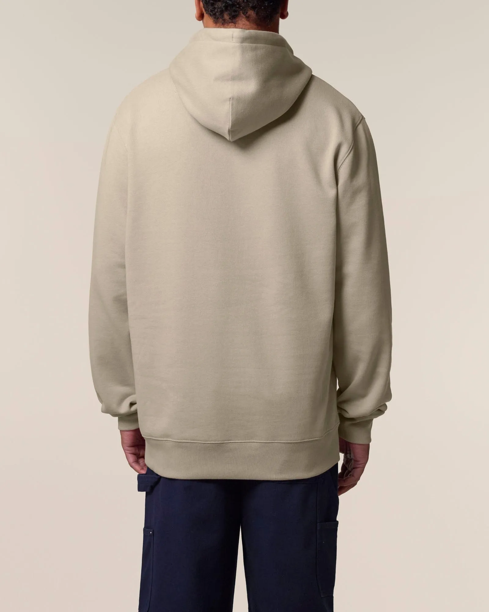 Men's Organic Cotton Relaxed Fit Hoodie | Limestone Grey