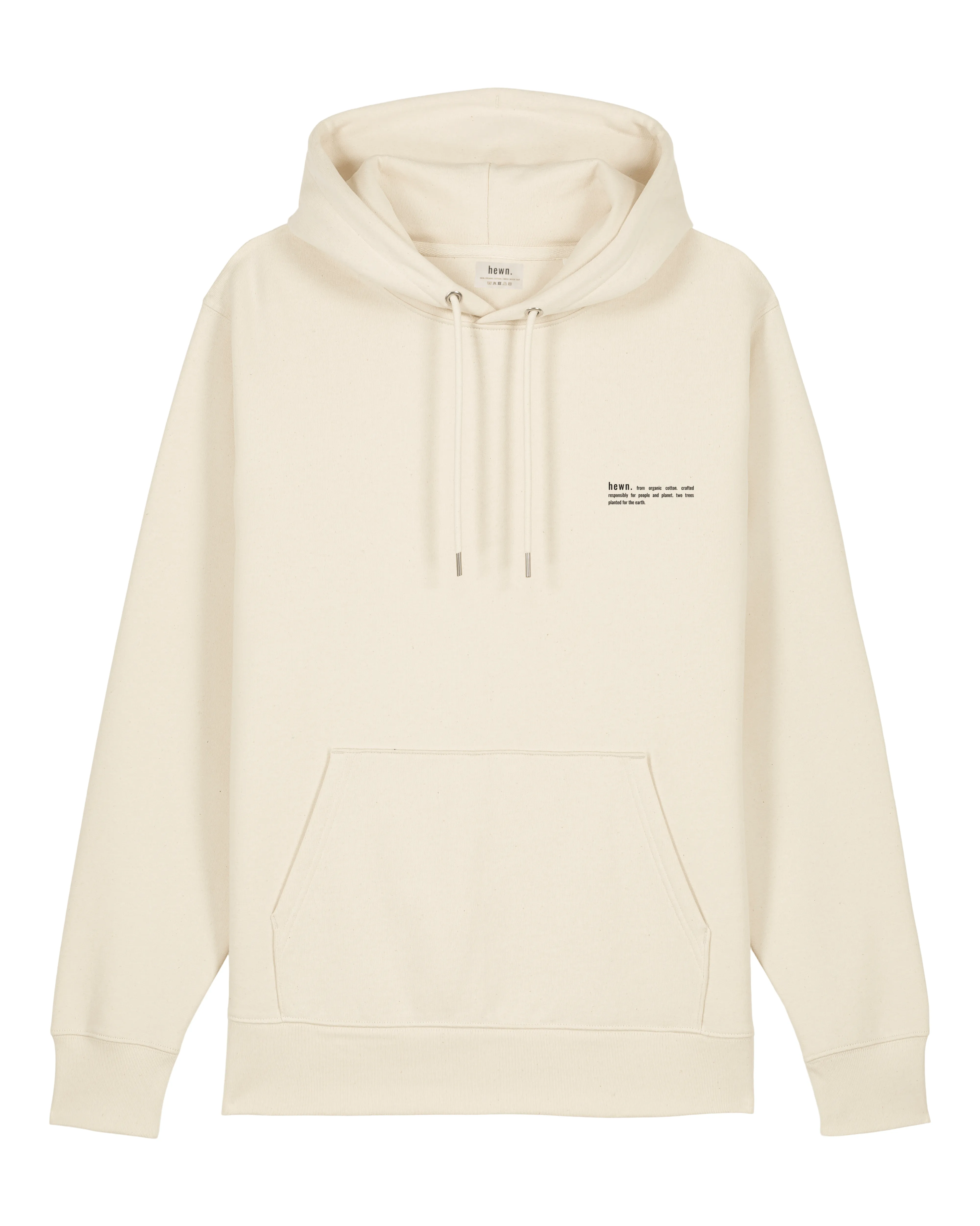 Men's Organic Cotton Relaxed Fit Hoodie | Natural Cotton
