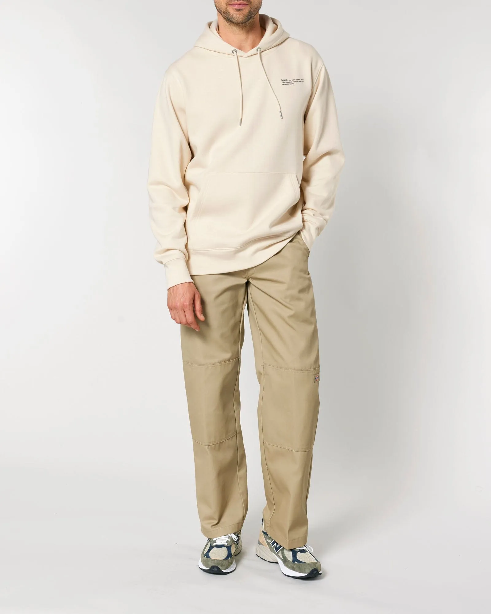 Men's Organic Cotton Relaxed Fit Hoodie | Natural Cotton