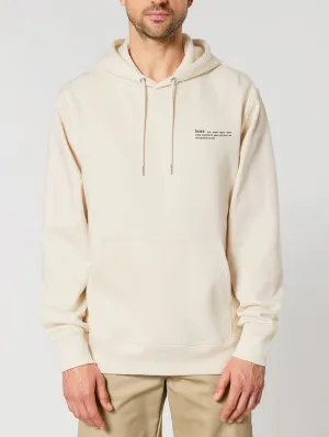 Men's Organic Cotton Relaxed Fit Hoodie | Natural Cotton