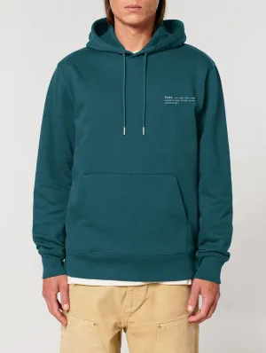 Men's Organic Cotton Relaxed Fit Hoodie | Ocean Blue