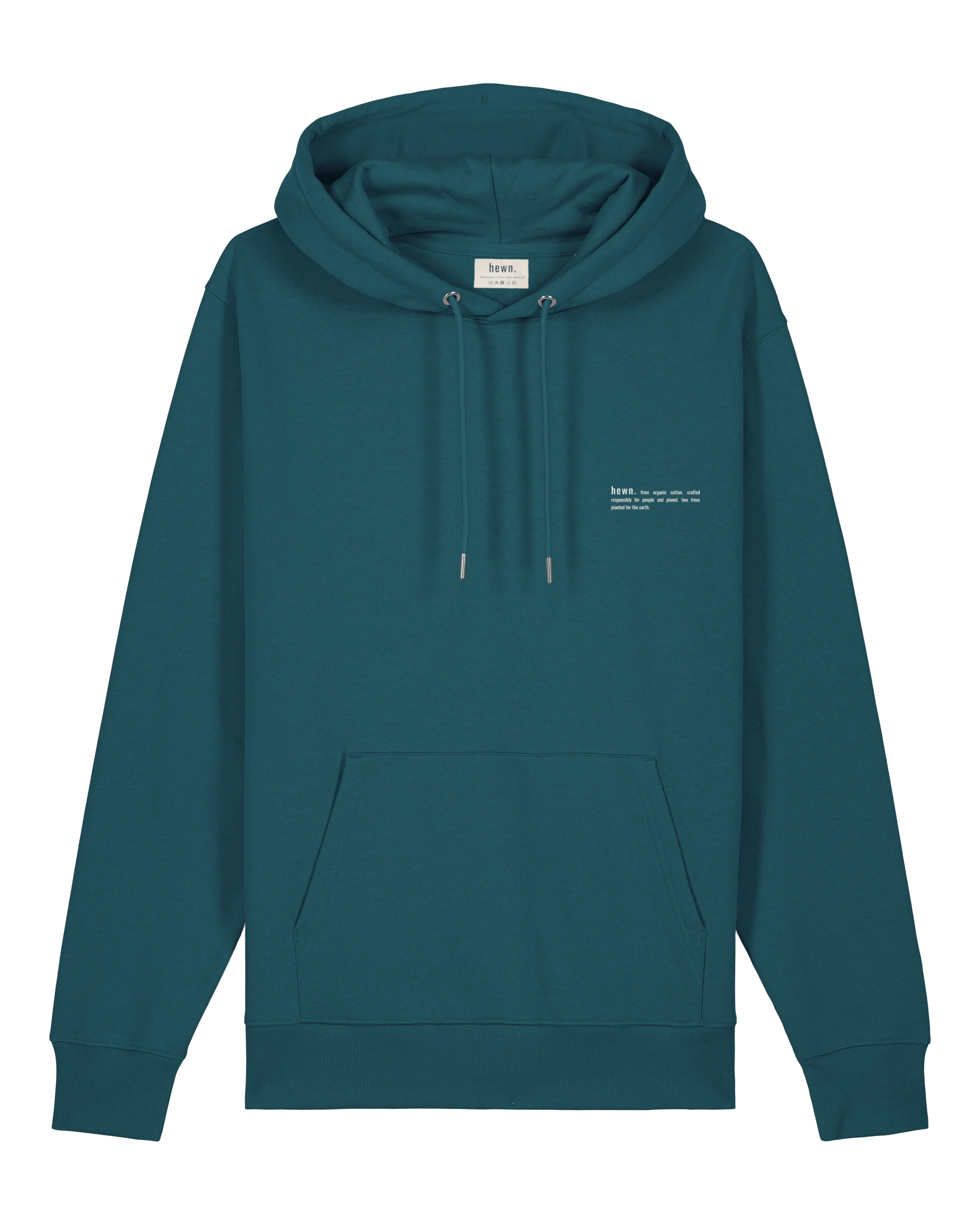 Men's Organic Cotton Relaxed Fit Hoodie | Ocean Blue