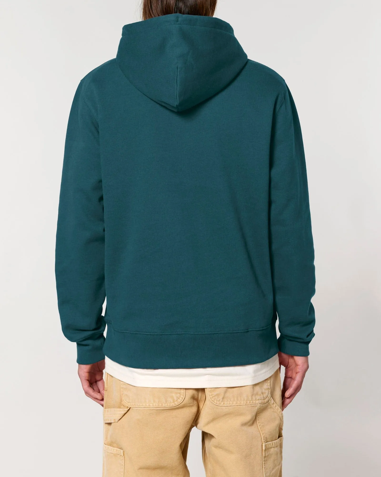 Men's Organic Cotton Relaxed Fit Hoodie | Ocean Blue