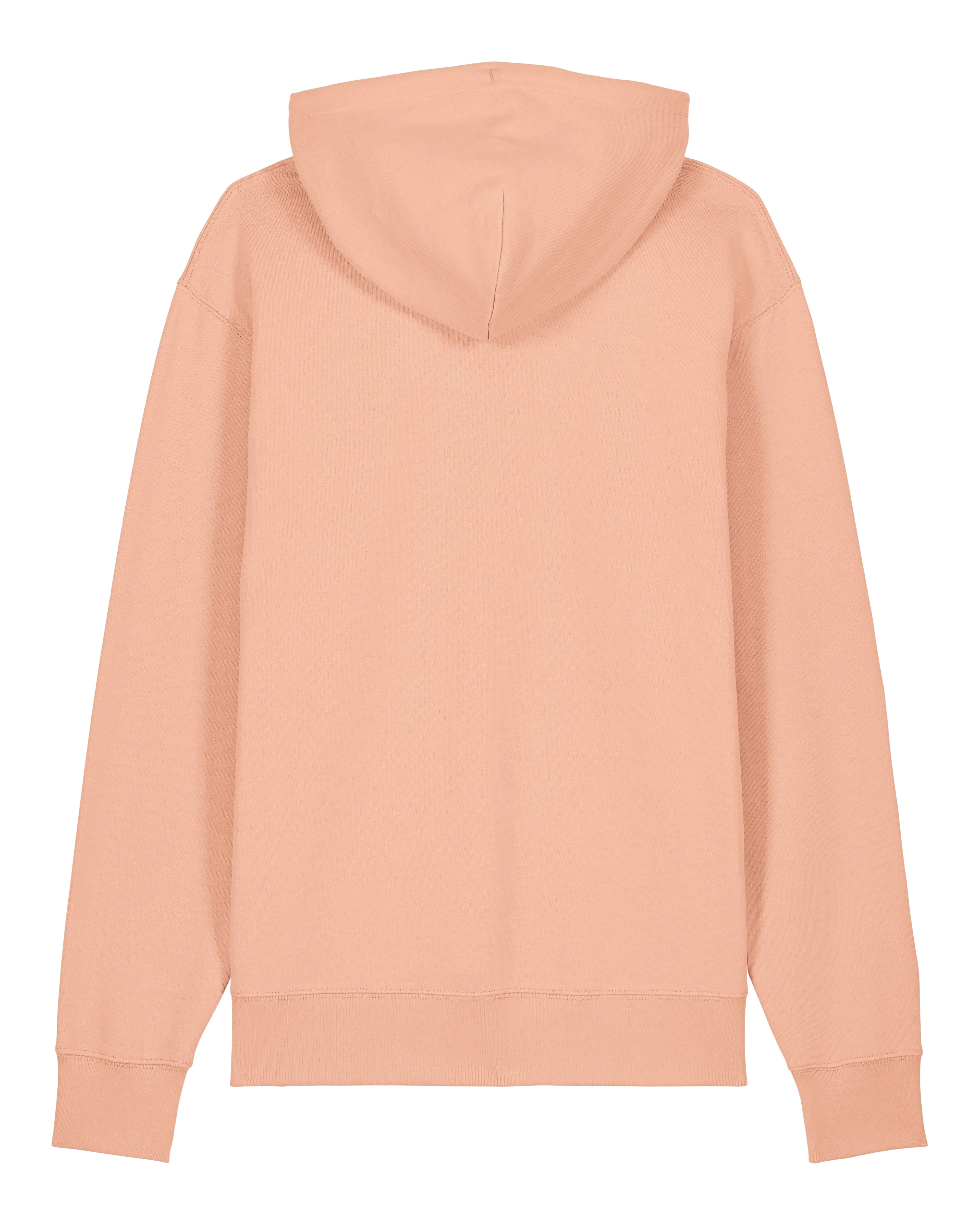 Men's Organic Cotton Relaxed Fit Hoodie | Peach Orange