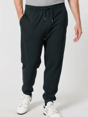 Men's Organic Cotton Relaxed Fit Joggers | Jet Black