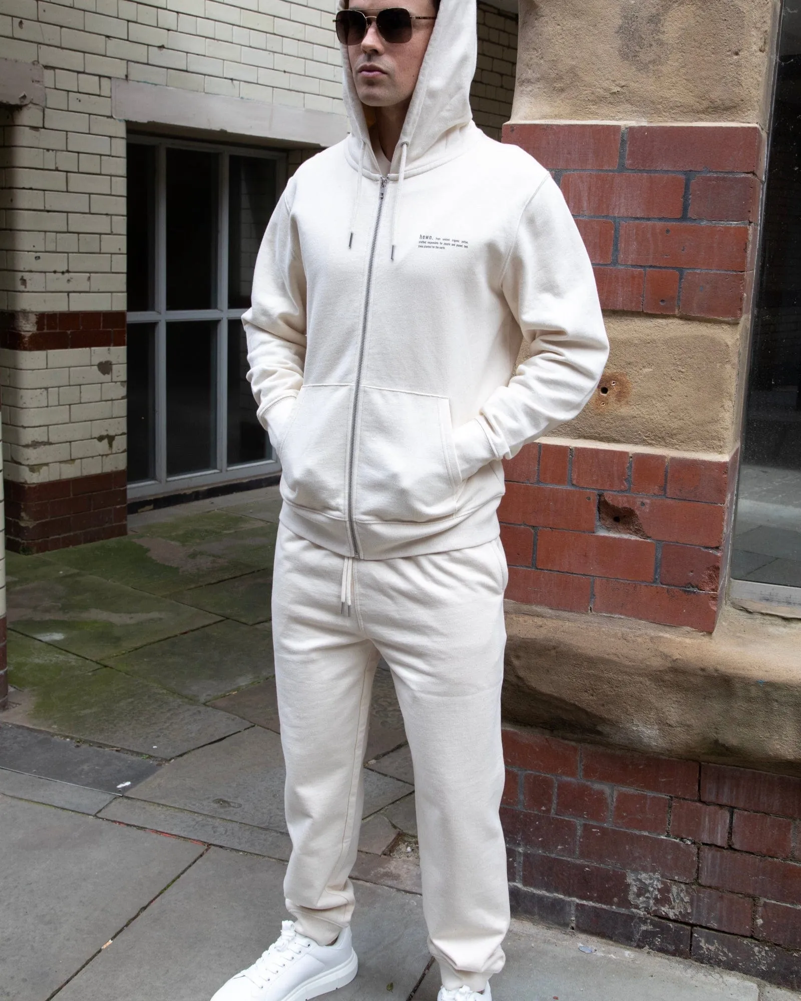 Men's Organic Cotton Relaxed Fit Joggers | Natural Cotton