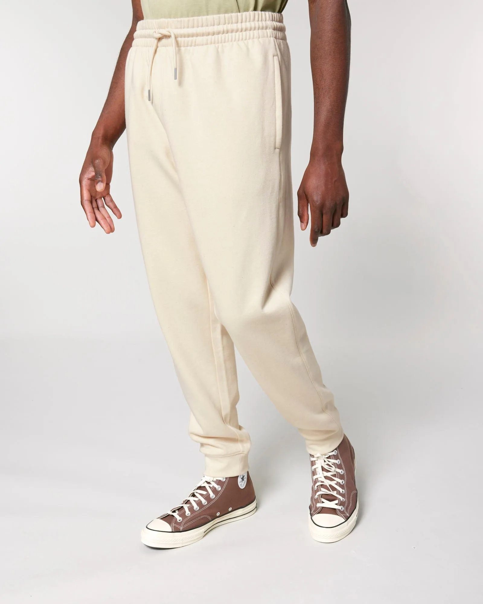 Men's Organic Cotton Relaxed Fit Joggers | Natural Cotton