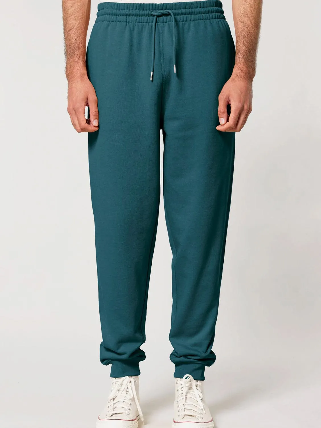 Men's Organic Cotton Relaxed Fit Joggers | Ocean Blue