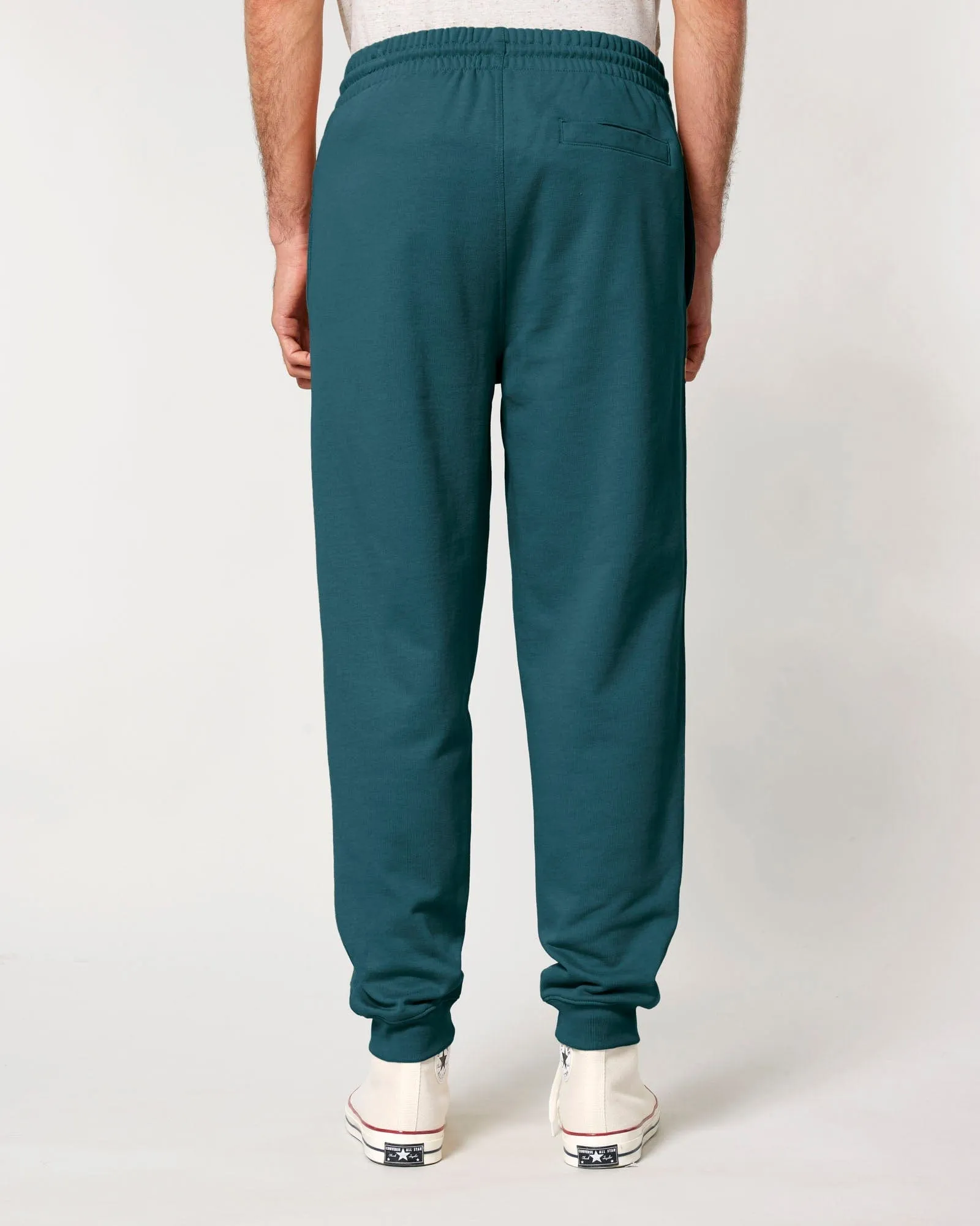 Men's Organic Cotton Relaxed Fit Joggers | Ocean Blue