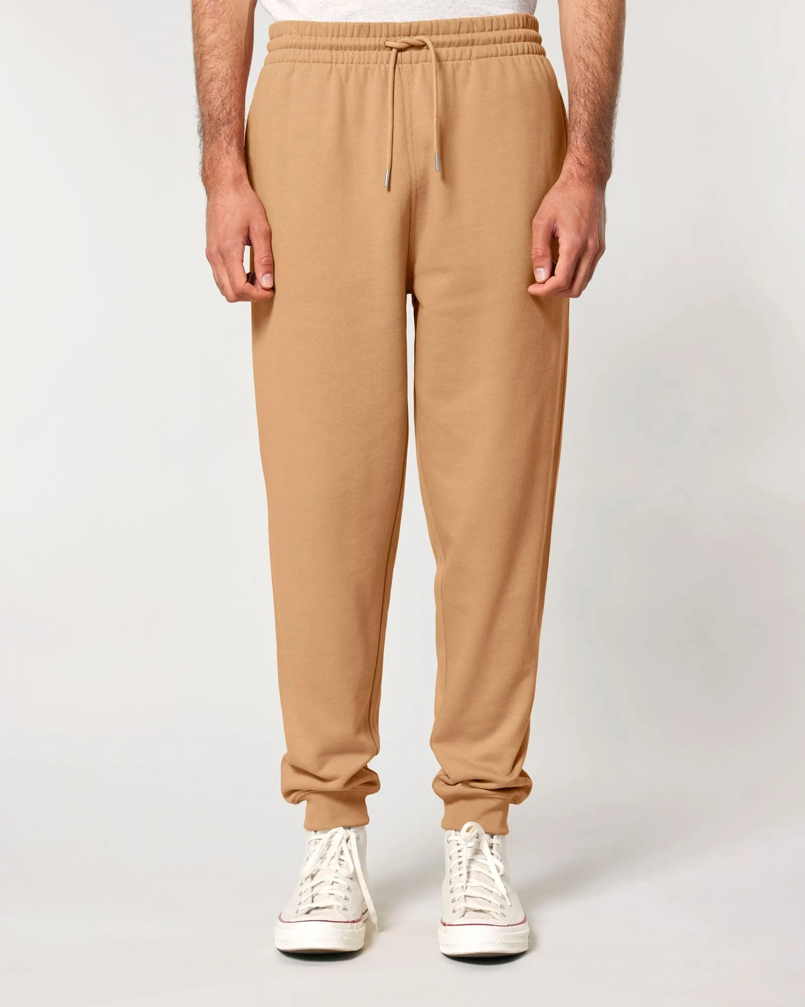 Men's Organic Cotton Relaxed Fit Joggers | Sand