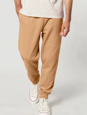 Men's Organic Cotton Relaxed Fit Joggers | Sand