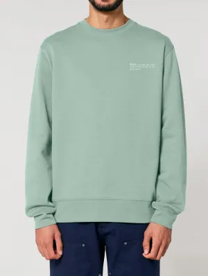 Men's Organic Cotton Relaxed Fit Sweatshirt | Aloe Green
