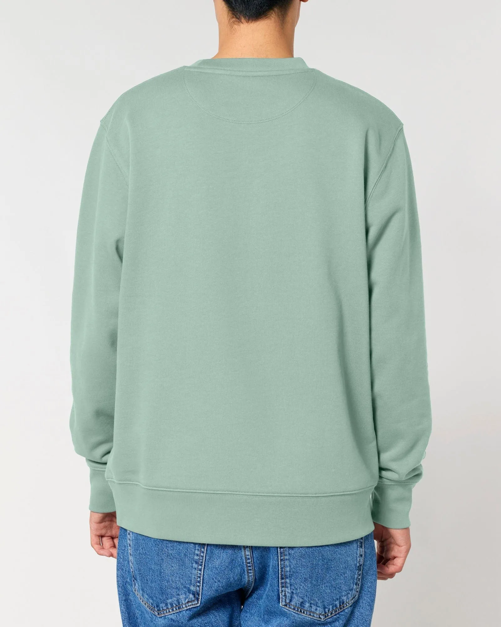 Men's Organic Cotton Relaxed Fit Sweatshirt | Aloe Green