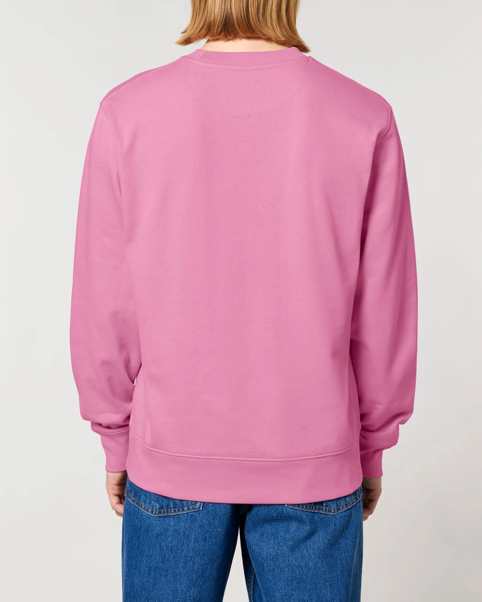 Men's Organic Cotton Relaxed Fit Sweatshirt | Azalea Pink