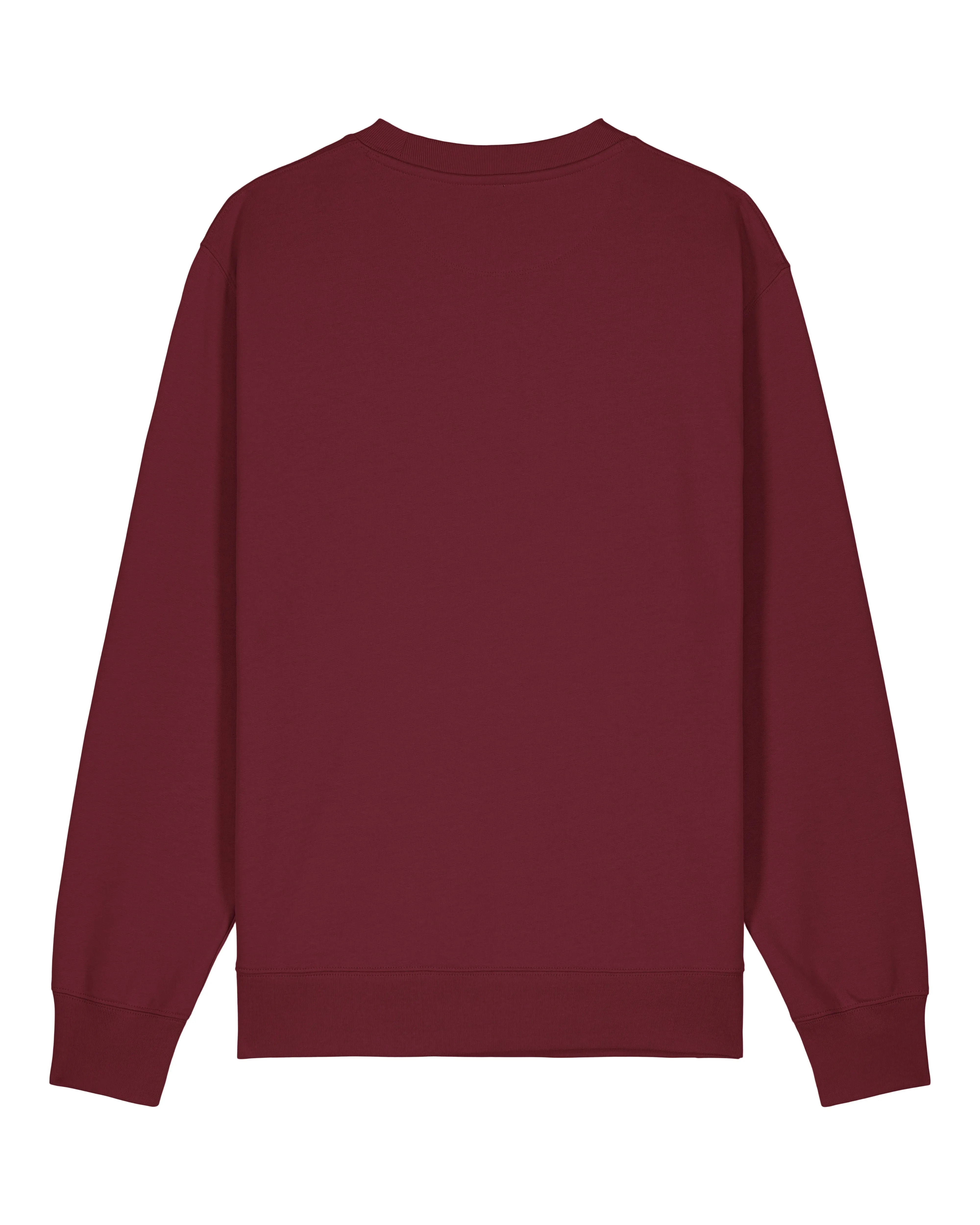 Men's Organic Cotton Relaxed Fit Sweatshirt | Berry Red