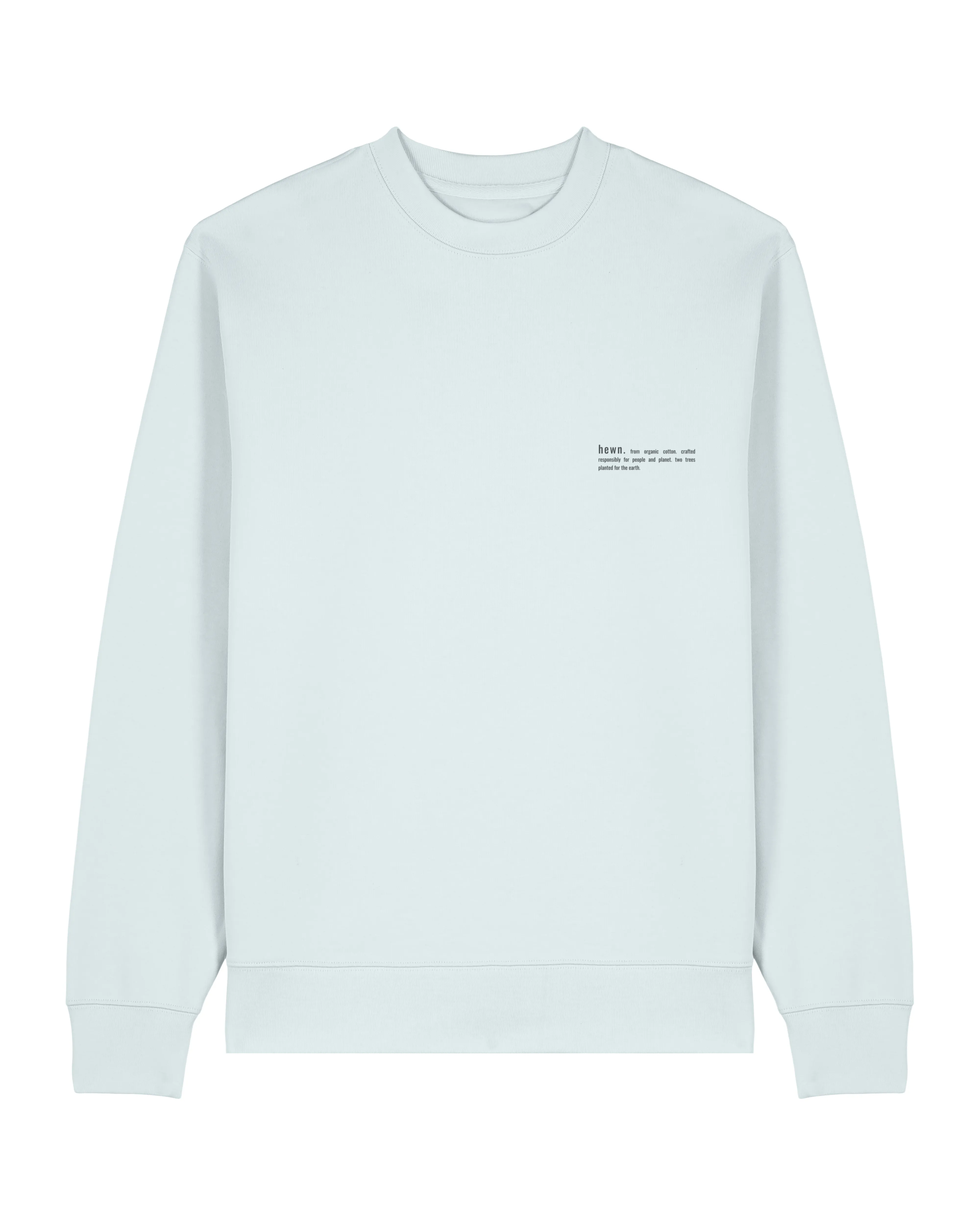 Men's Organic Cotton Relaxed Fit Sweatshirt | Blue Ice