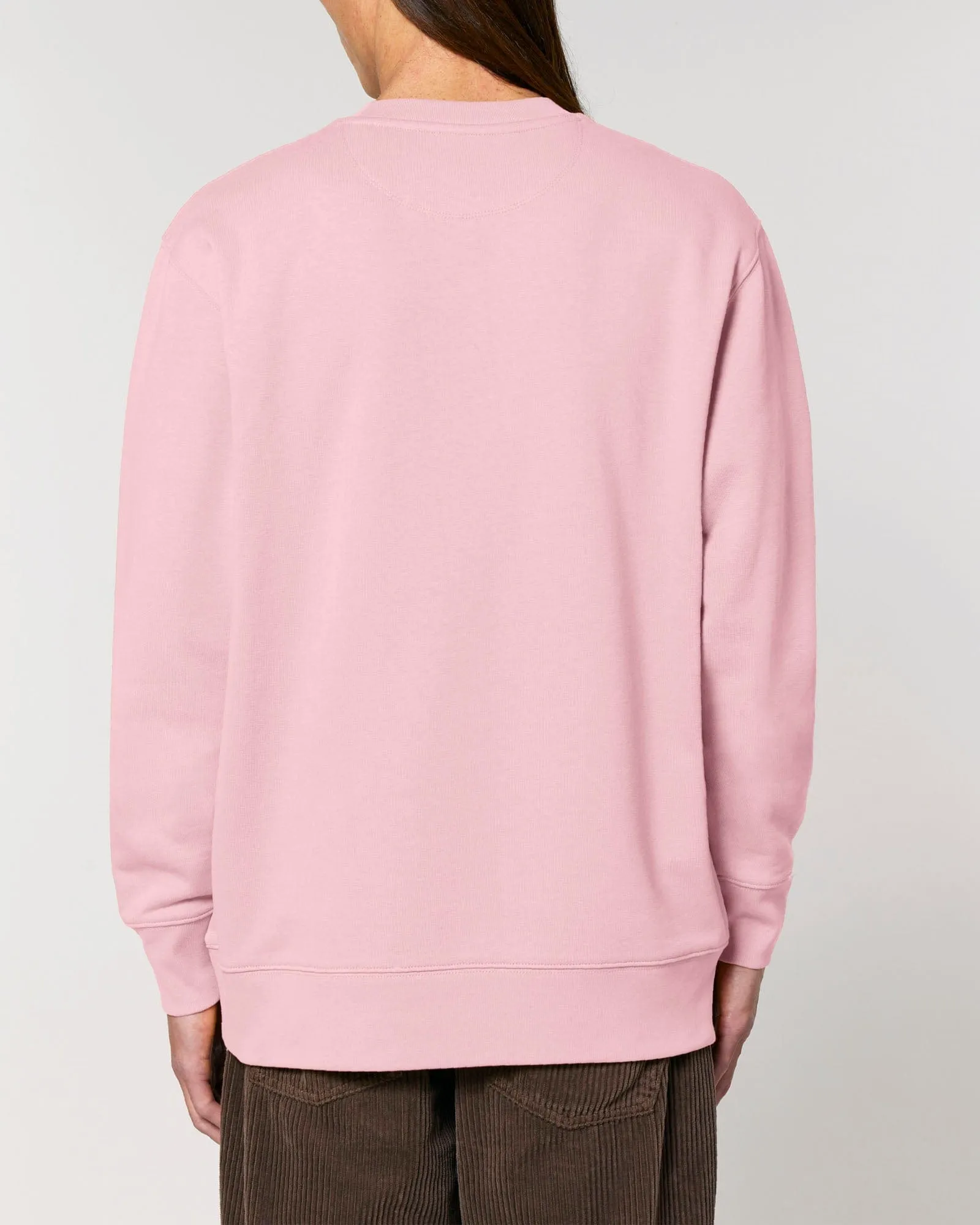 Men's Organic Cotton Relaxed Fit Sweatshirt | Cherry Blossom Pink