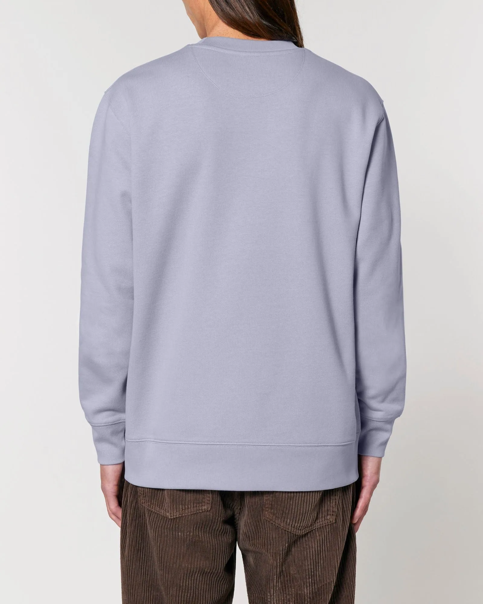 Men's Organic Cotton Relaxed Fit Sweatshirt | Lavender