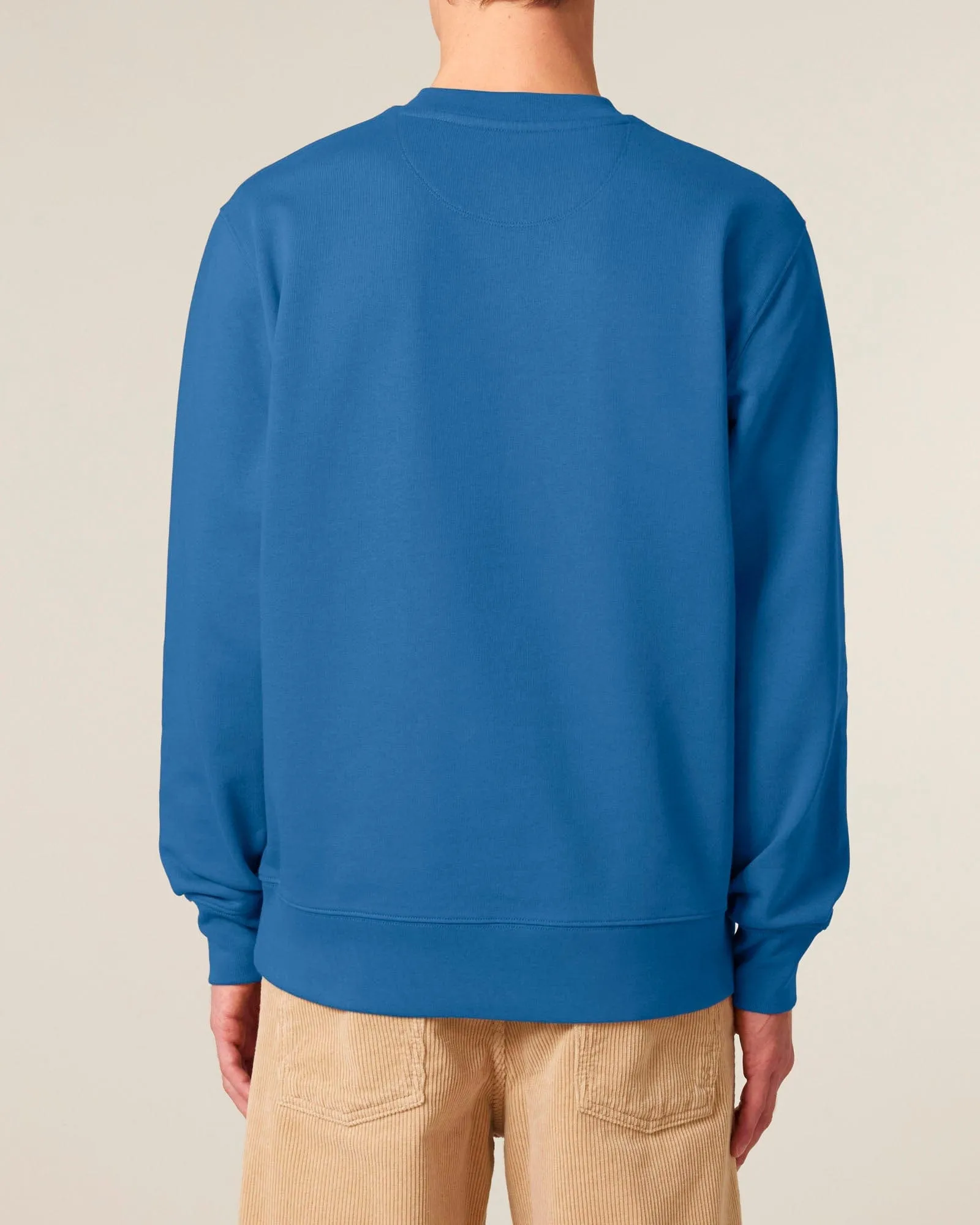 Men's Organic Cotton Relaxed Fit Sweatshirt | Morpho Blue