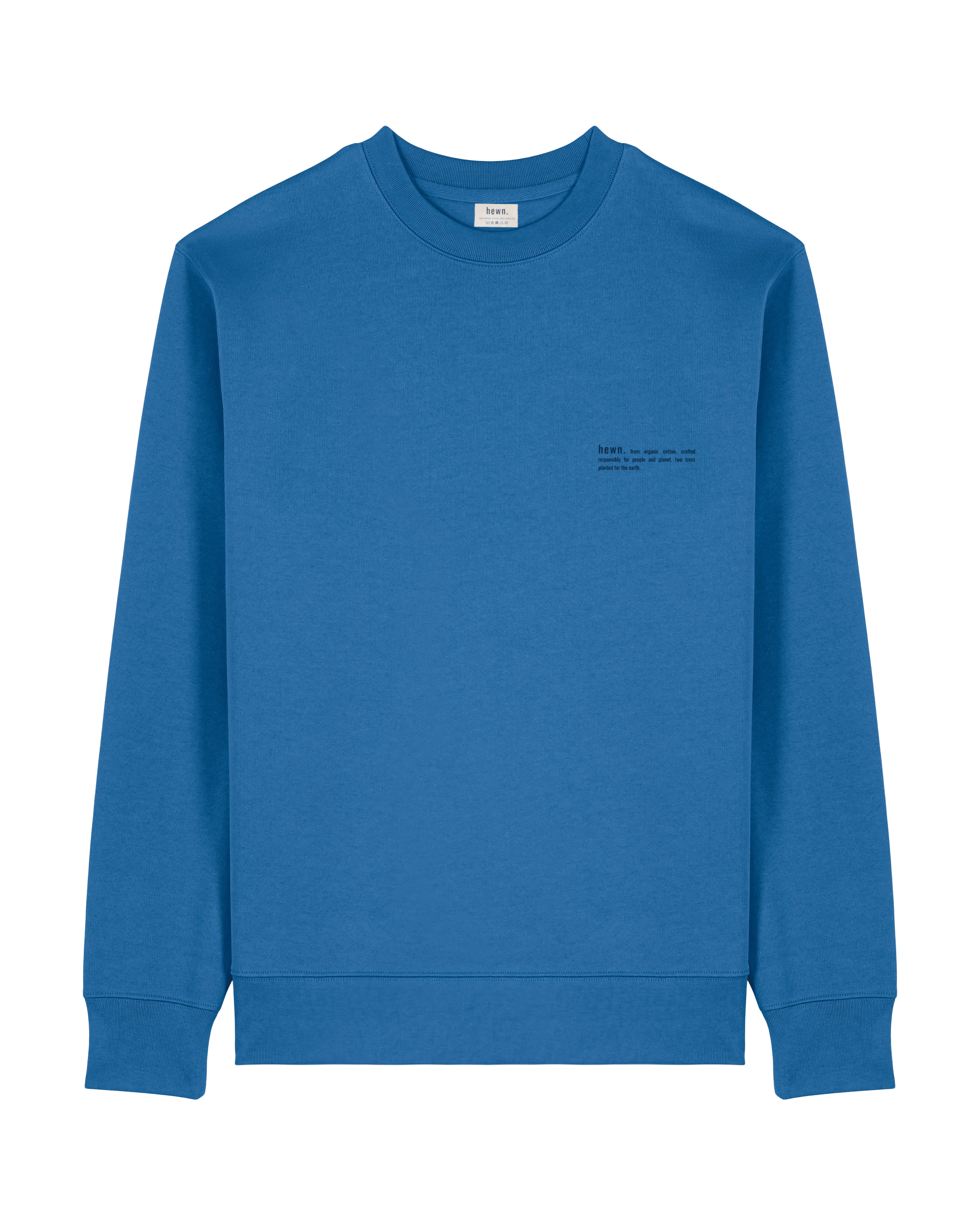 Men's Organic Cotton Relaxed Fit Sweatshirt | Morpho Blue