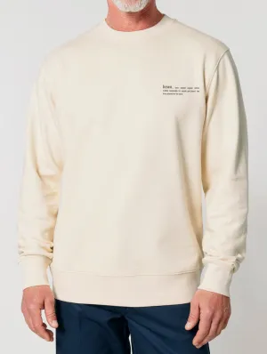Men's Organic Cotton Relaxed Fit Sweatshirt | Natural Cotton