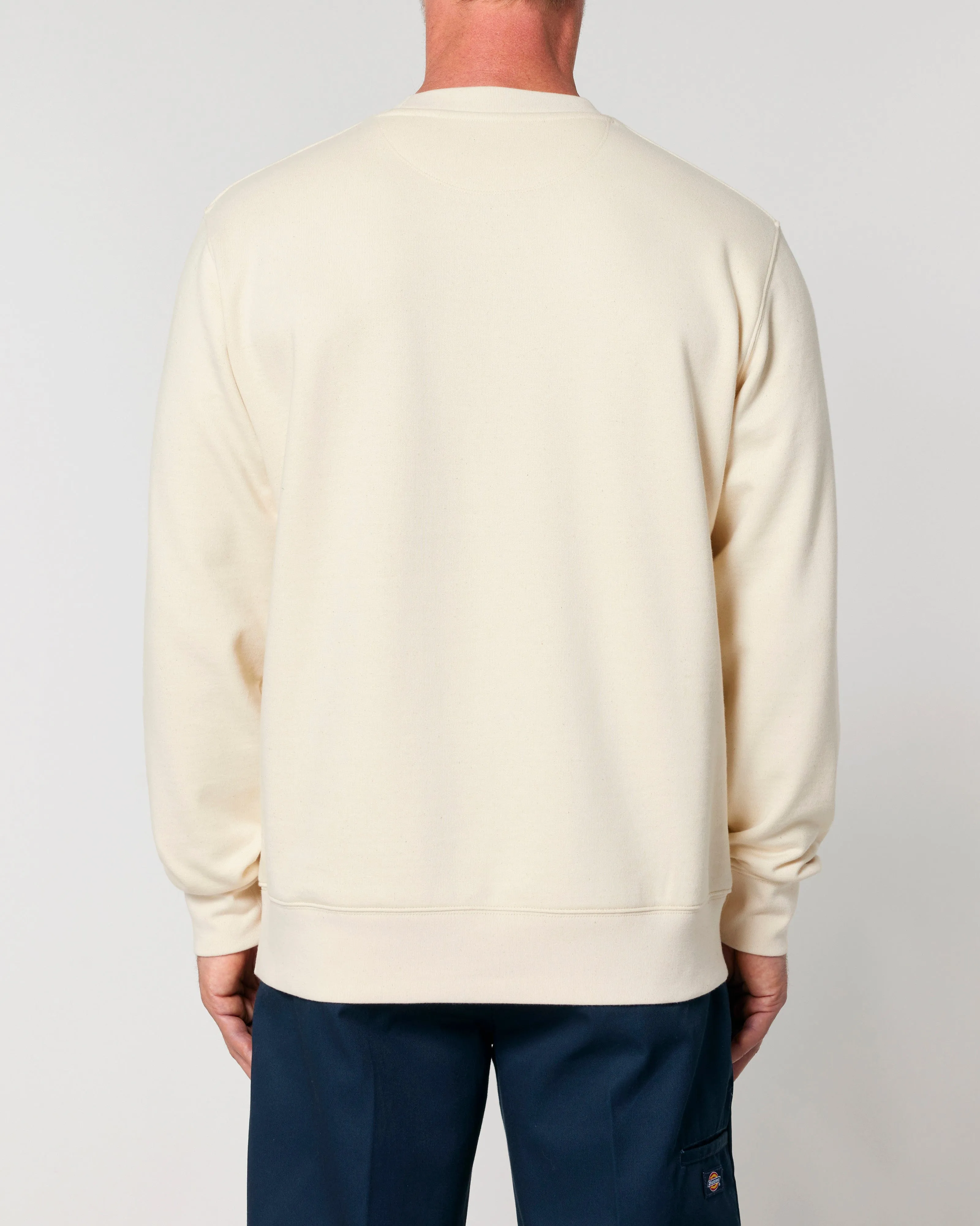 Men's Organic Cotton Relaxed Fit Sweatshirt | Natural Cotton