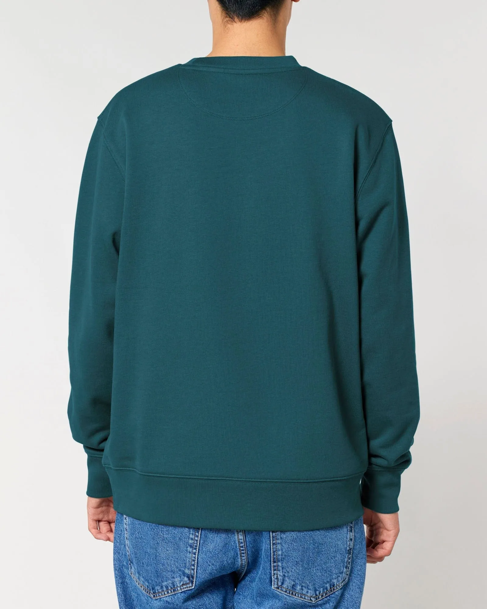 Men's Organic Cotton Relaxed Fit Sweatshirt | Ocean Blue