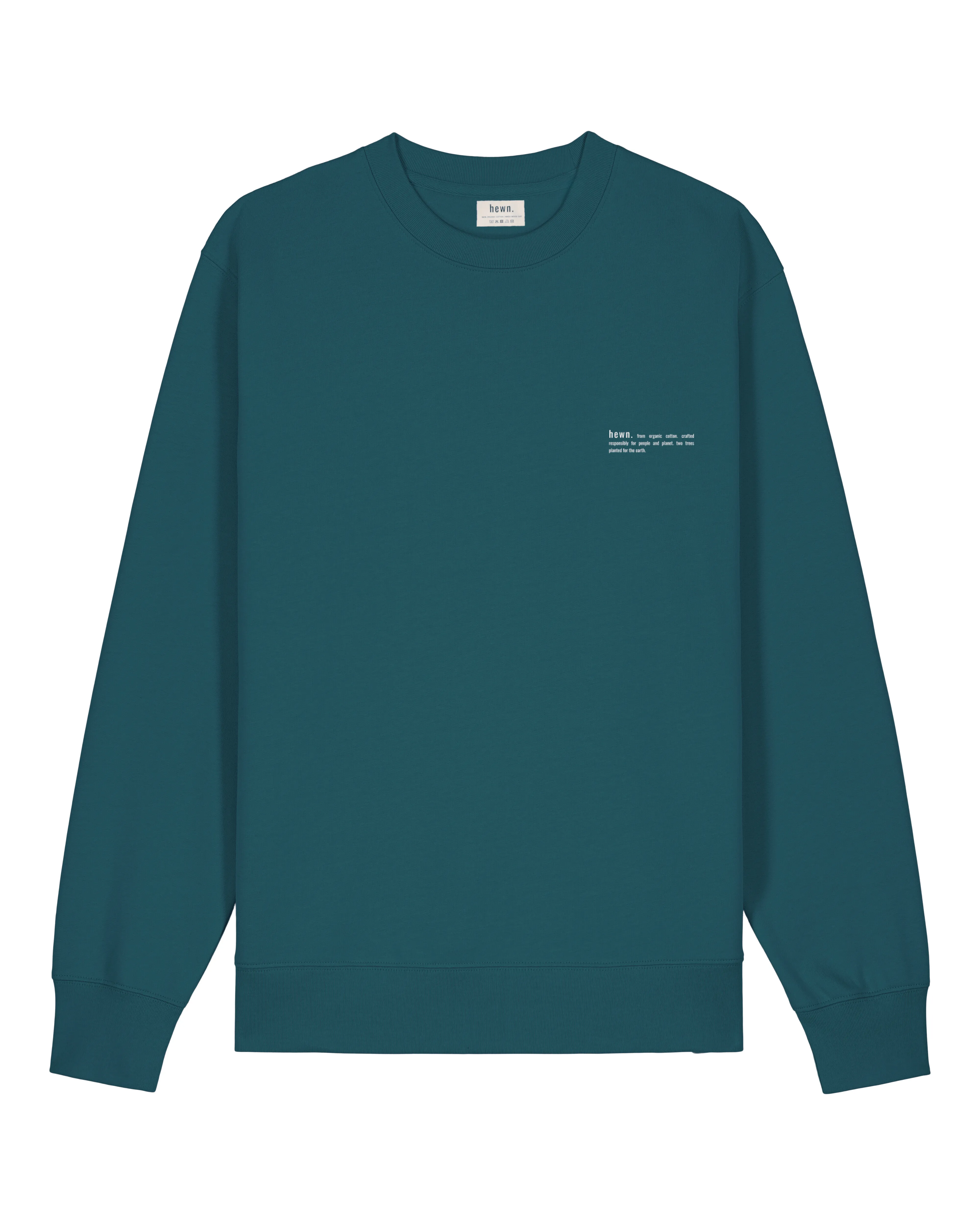 Men's Organic Cotton Relaxed Fit Sweatshirt | Ocean Blue