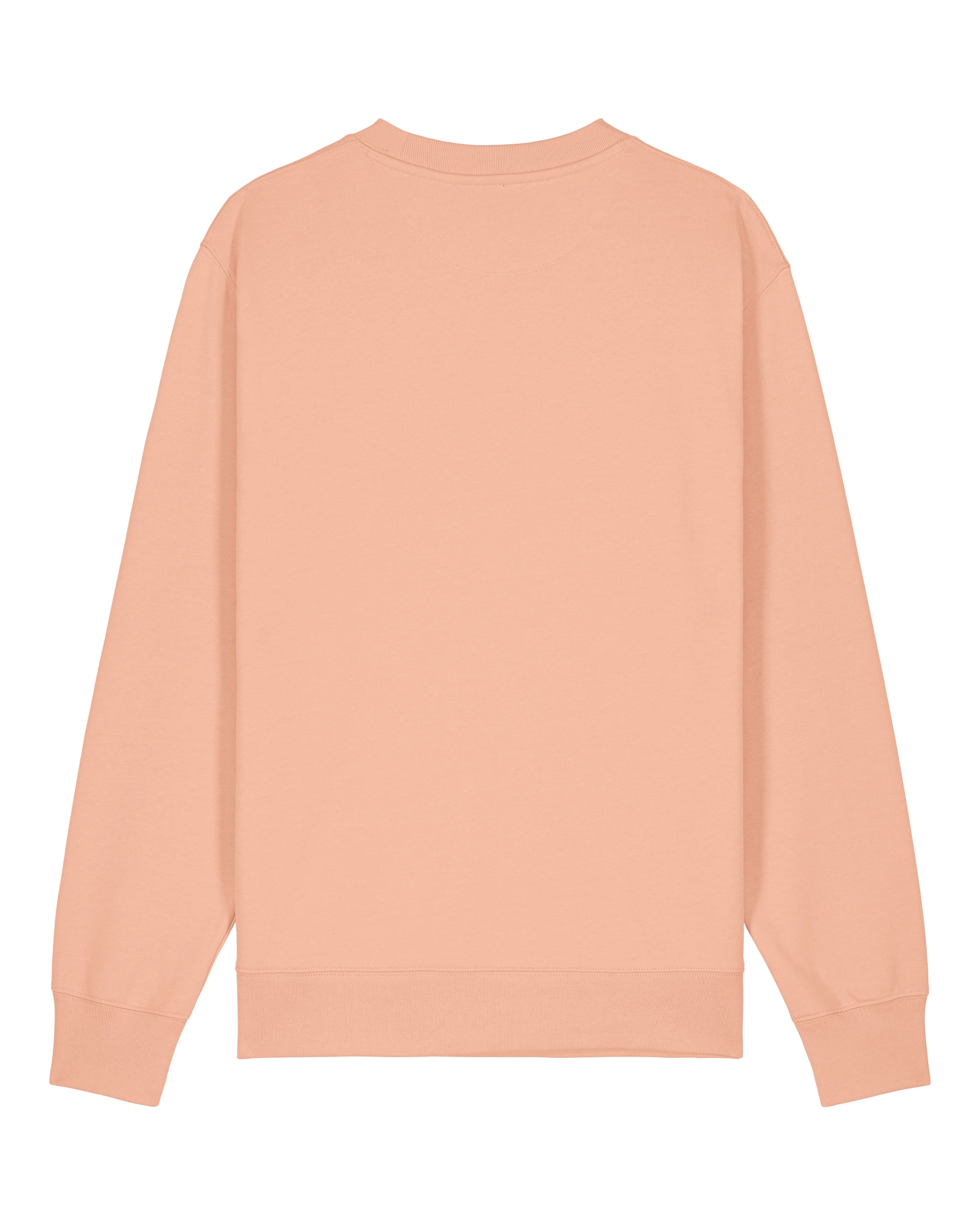 Men's Organic Cotton Relaxed Fit Sweatshirt | Peach Orange