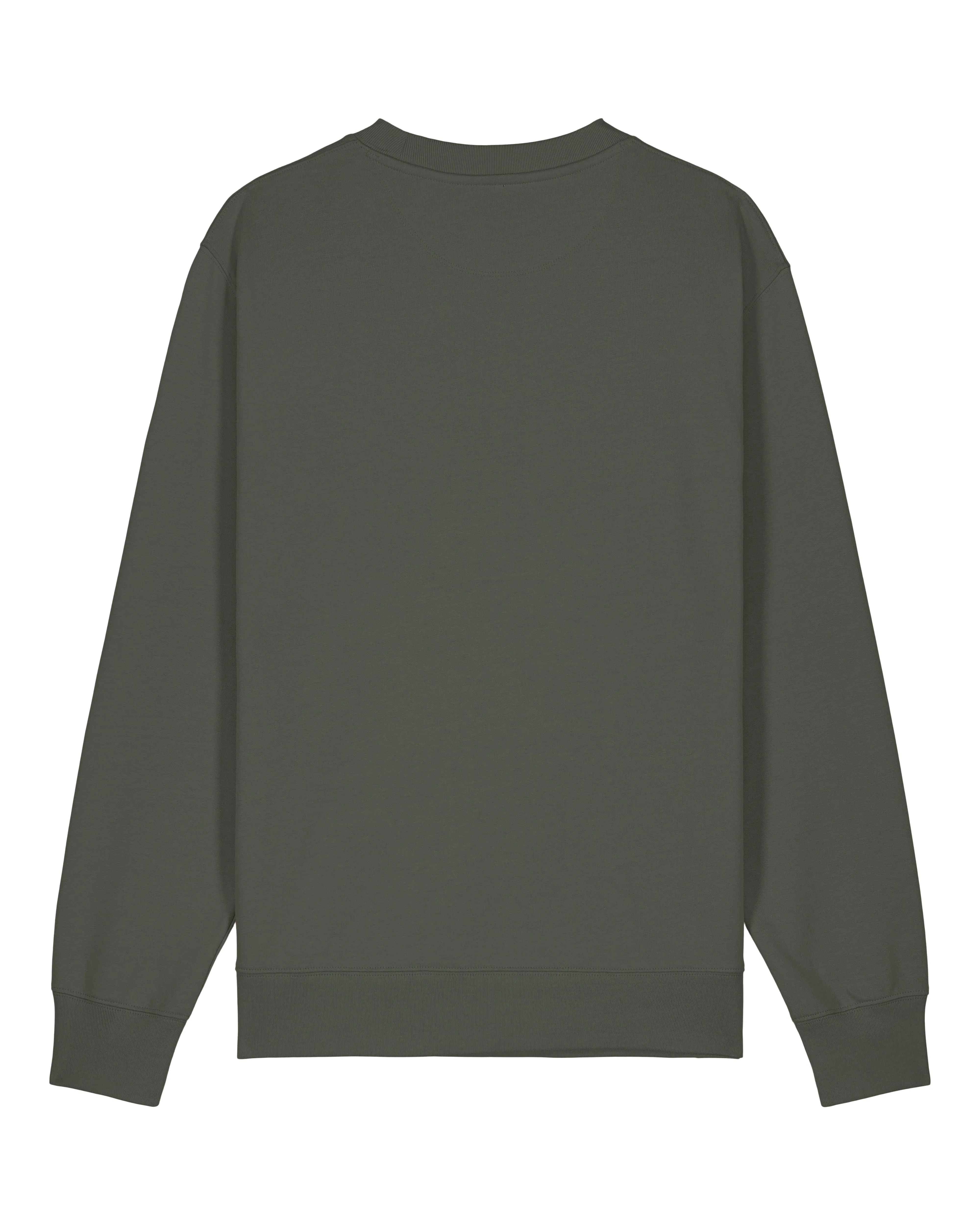 Men's Organic Cotton Relaxed Fit Sweatshirt | Pine Green Khaki