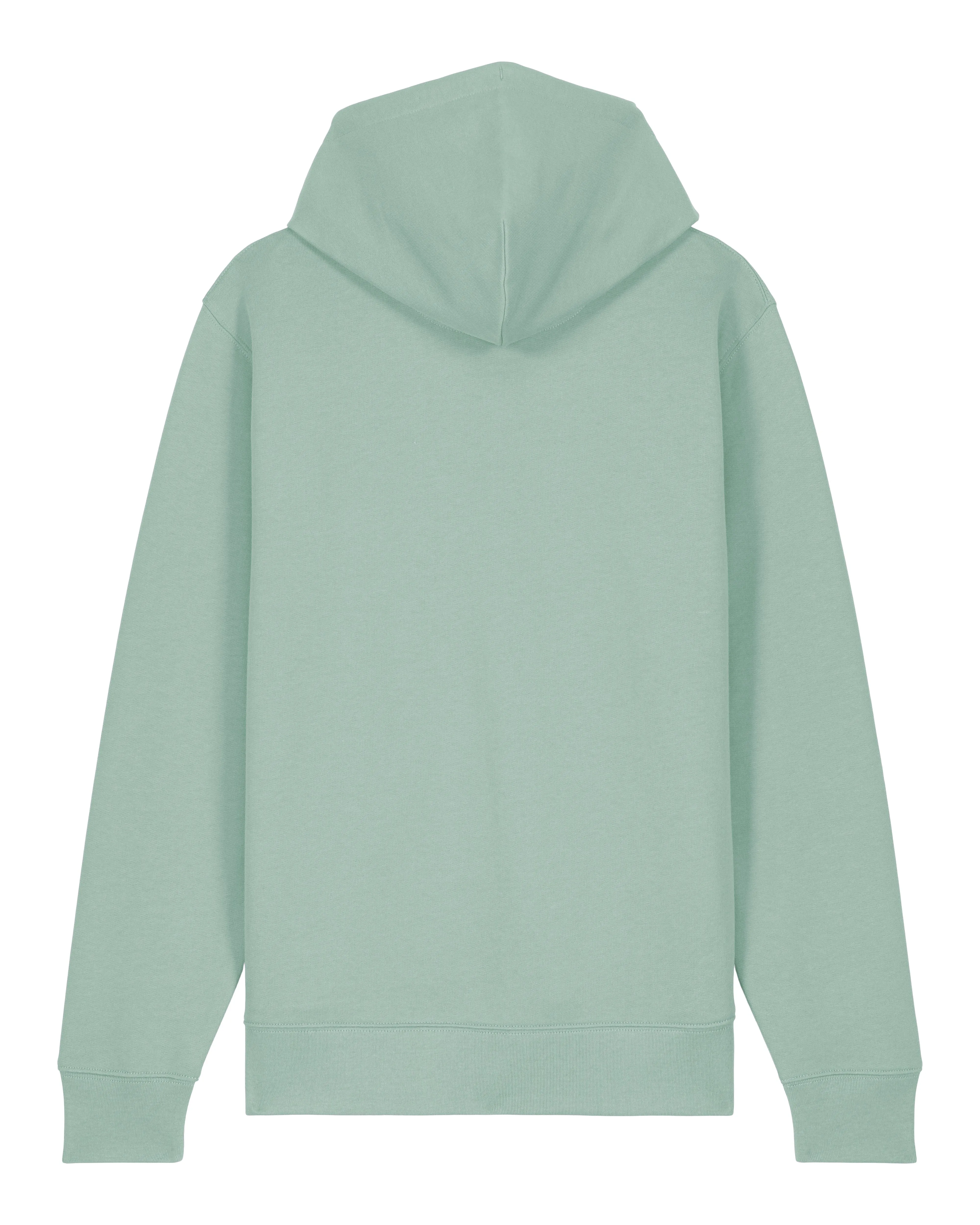Men's Organic Cotton Relaxed Fit Zip Hoodie | Aloe Green